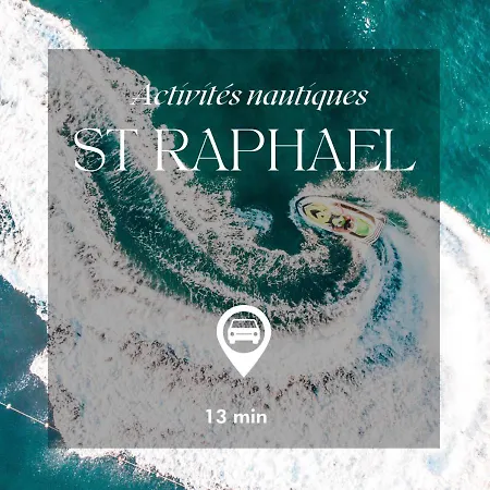 L'ecrin Villon 2 Pieces - 4 Pers Avec Jardinet - Wifi - Capitalchic Services St Raphael Apartment Saint-Raphael (Var)